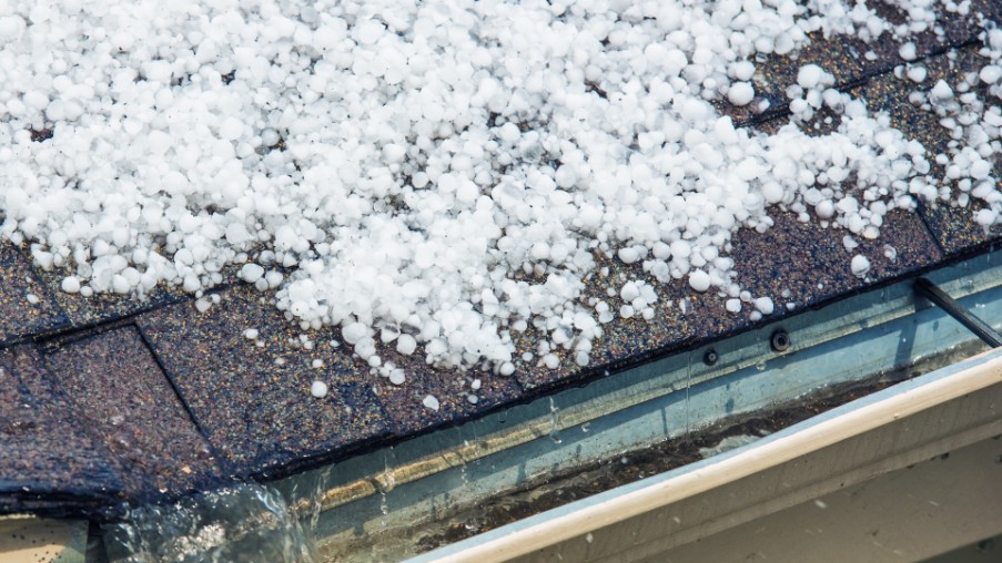 hail damage roof repair services Anaheim